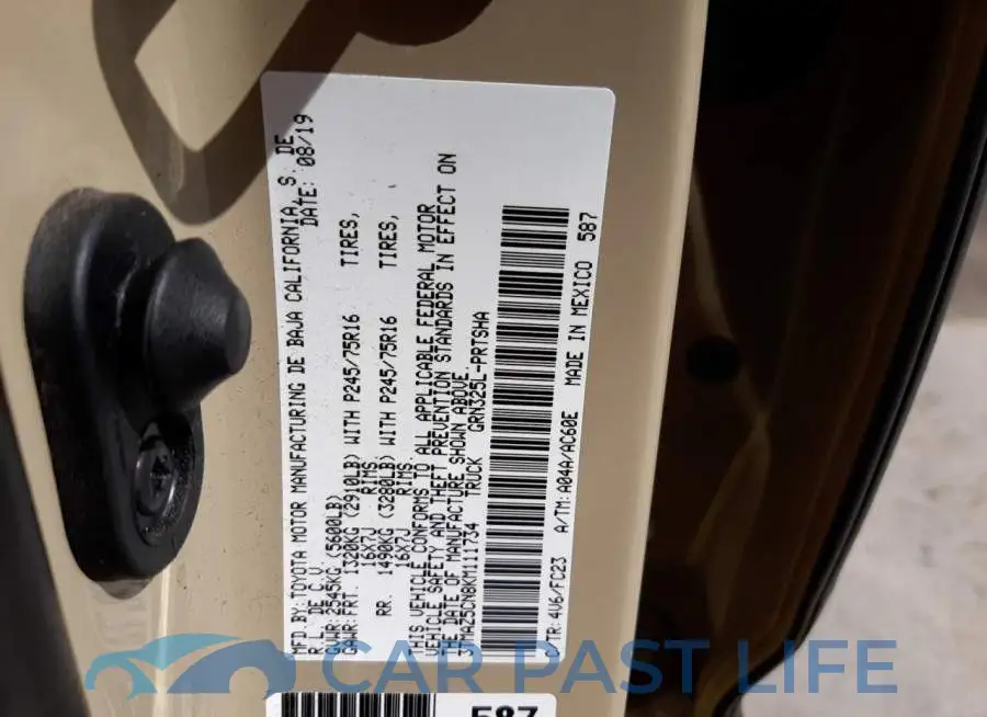 3TMAZ5CN8KM111734# 10