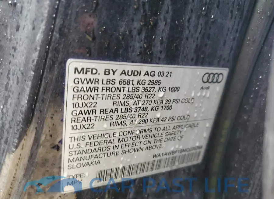 WA1AWBF18MD035358# 10