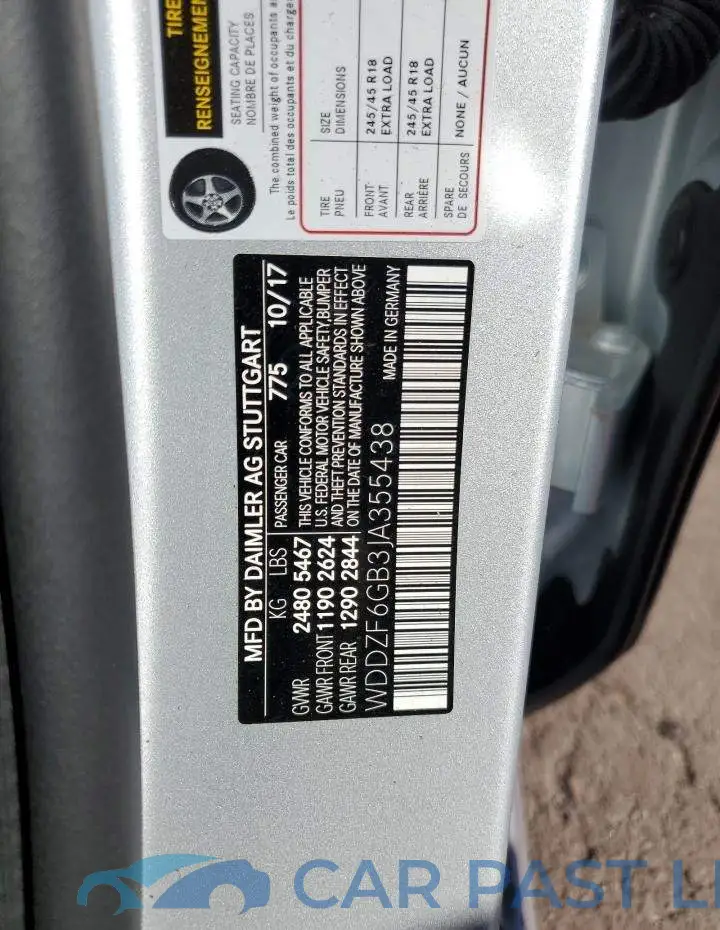 WDDZF6GB3JA355438# 10