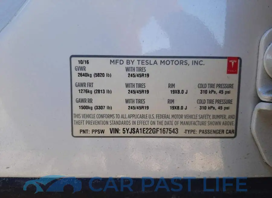5YJSA1E22GF167543# 10