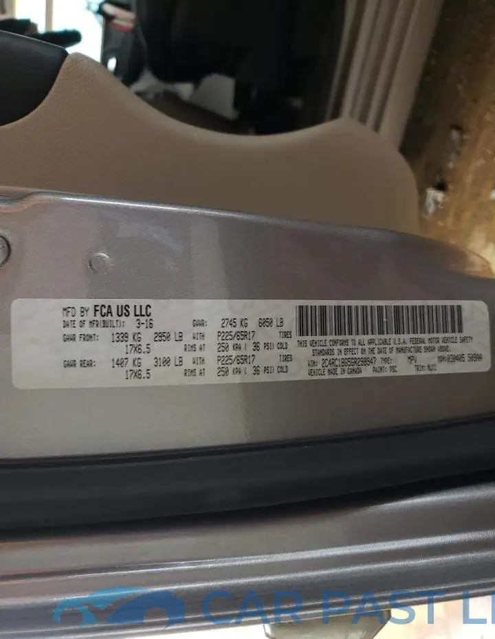 2C4RC1BG5GR298947# 10