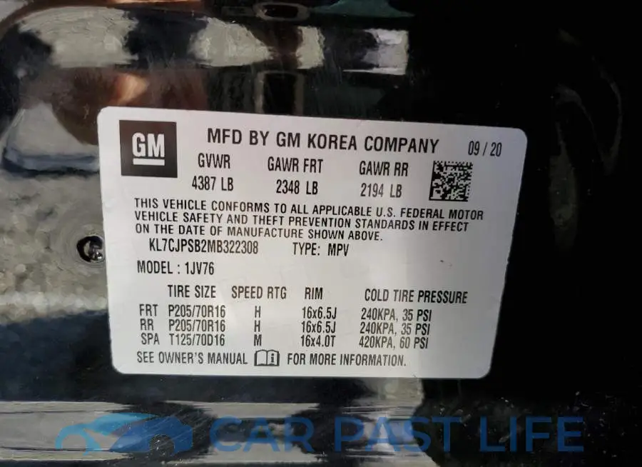 KL7CJPSB2MB322308# 10