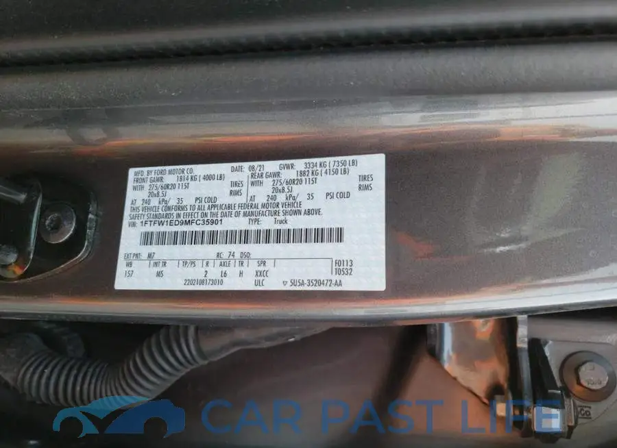 1FTFW1ED9MFC35901# 10