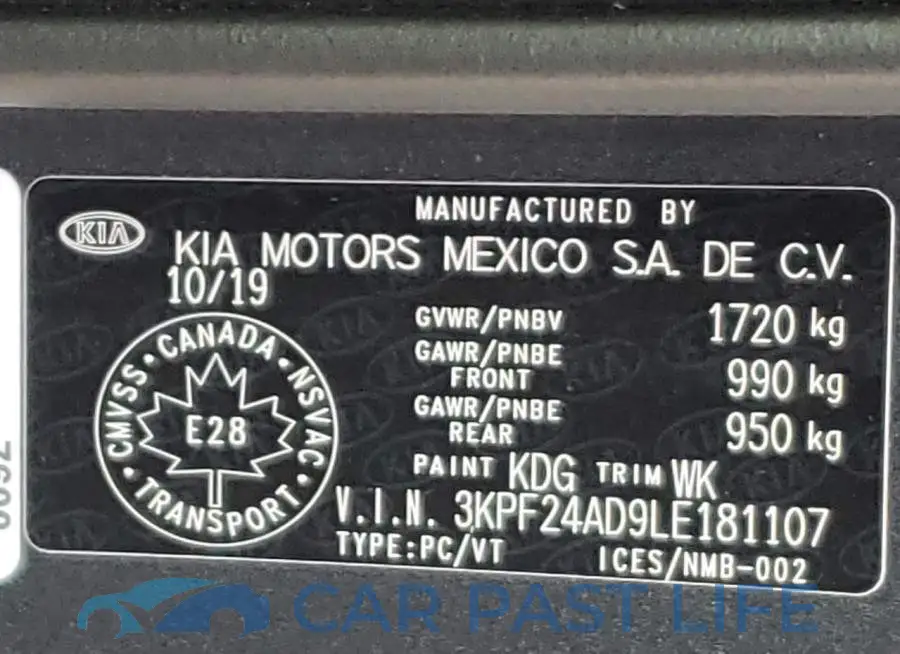 3KPF24AD9LE181107# 10