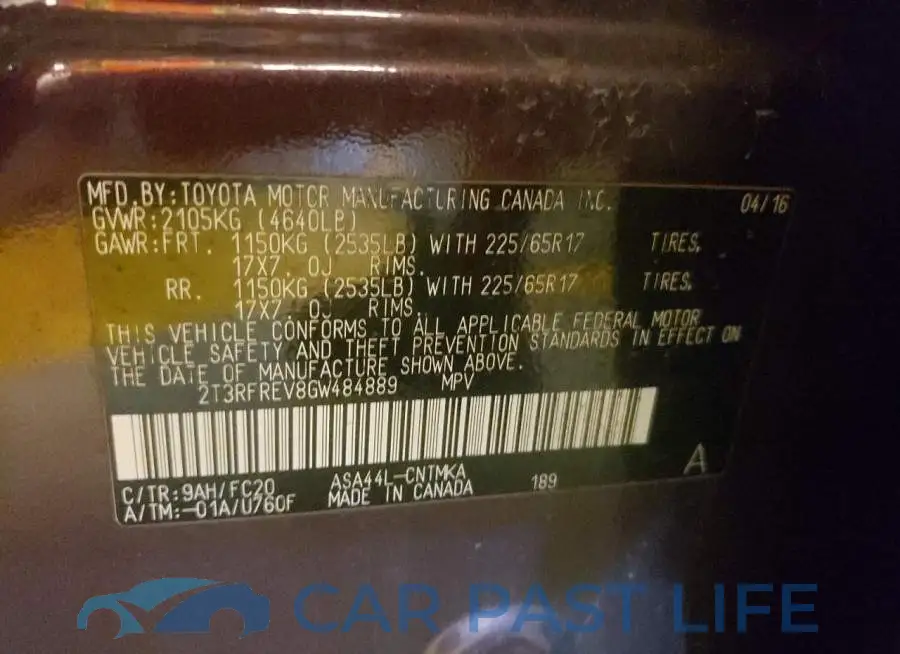 2T3RFREV8GW484889# 10