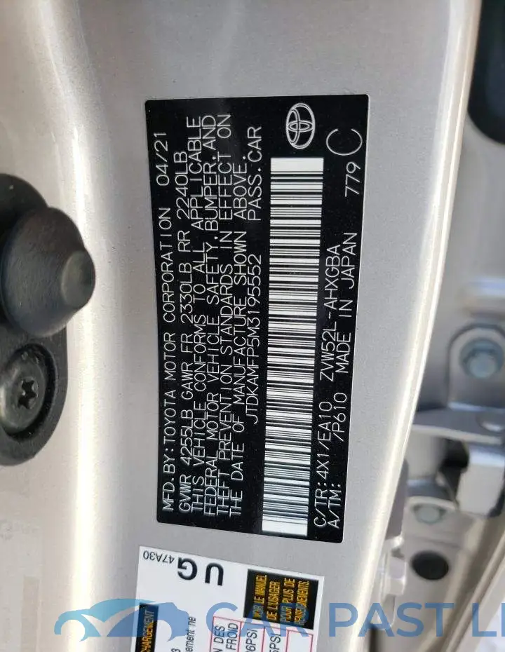 JTDKAMFP5M3195552# 10