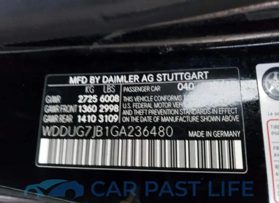 WDDUG7JB1GA236480# 10