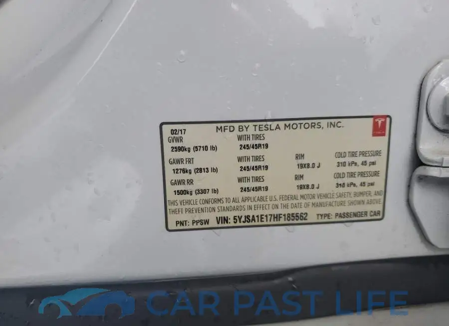 5YJSA1E17HF185562# 10
