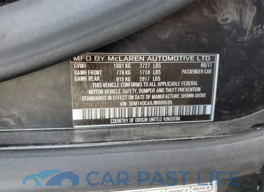 SBM14DCA8JW000595# 10