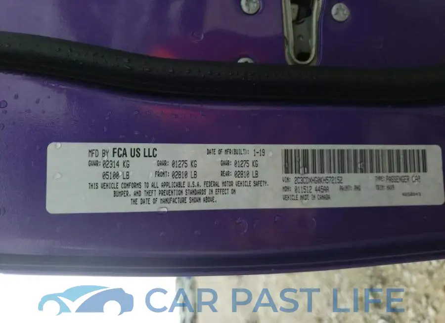 2C3CDXHG0KH572152# 10