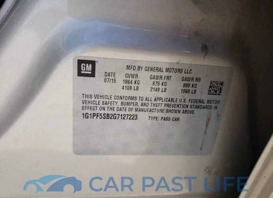 1G1PF5SB2G7127223# 10