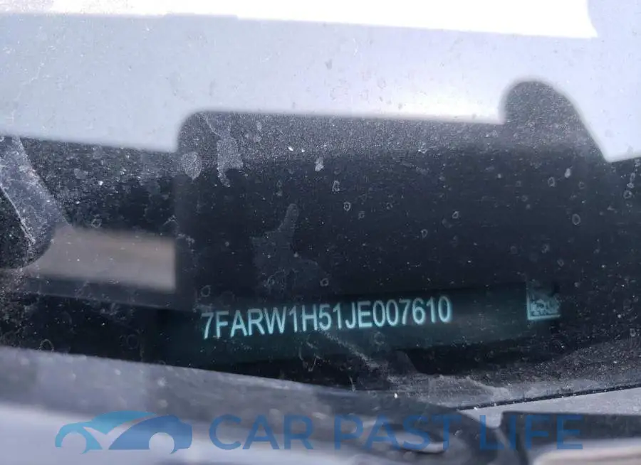 7FARW1H51JE007610# 10