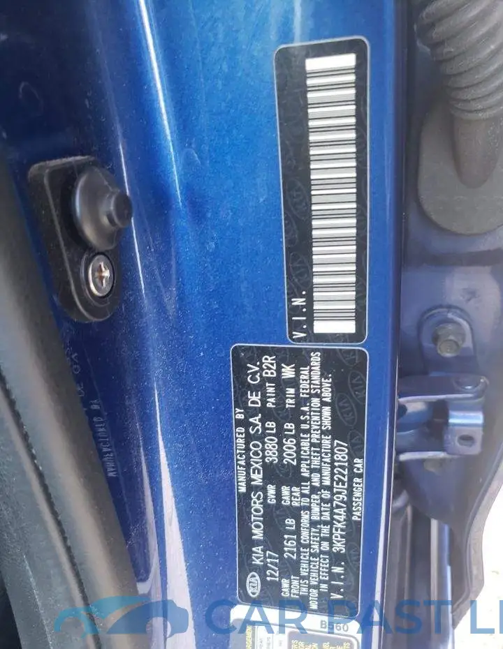 3KPFK4A79JE221807# 10
