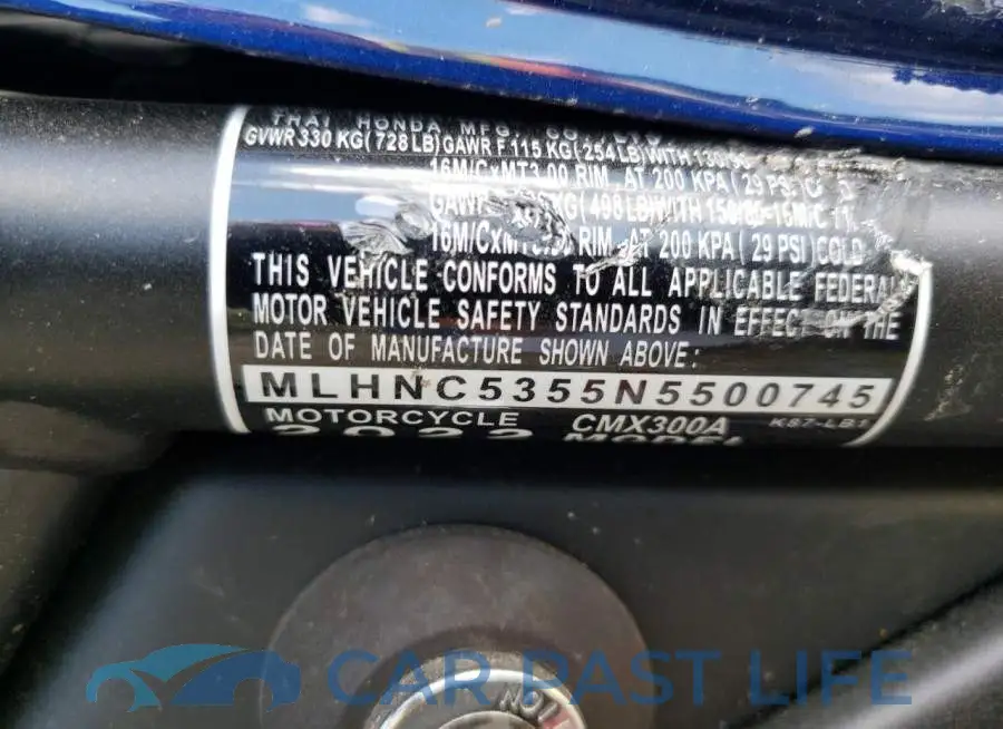 MLHNC5355N5500745# 10