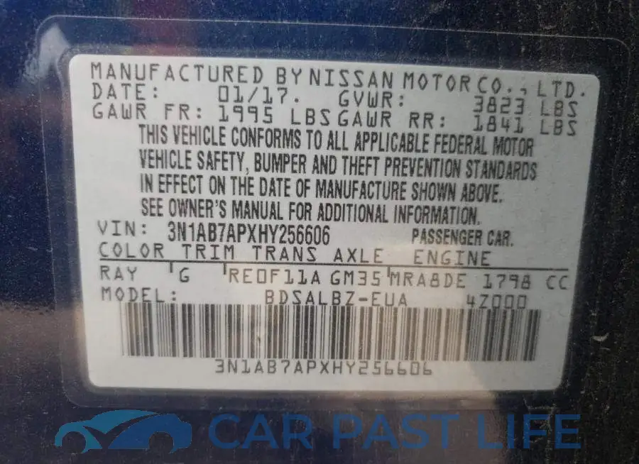 3N1AB7APXHY256606# 10