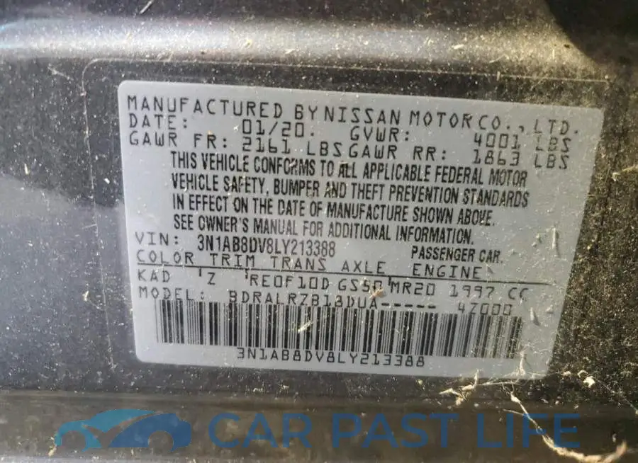 3N1AB8DV8LY213388# 10
