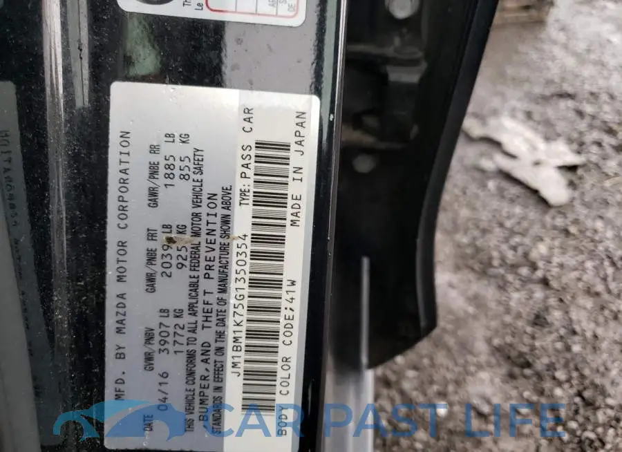JM1BM1K75G1350354# 10