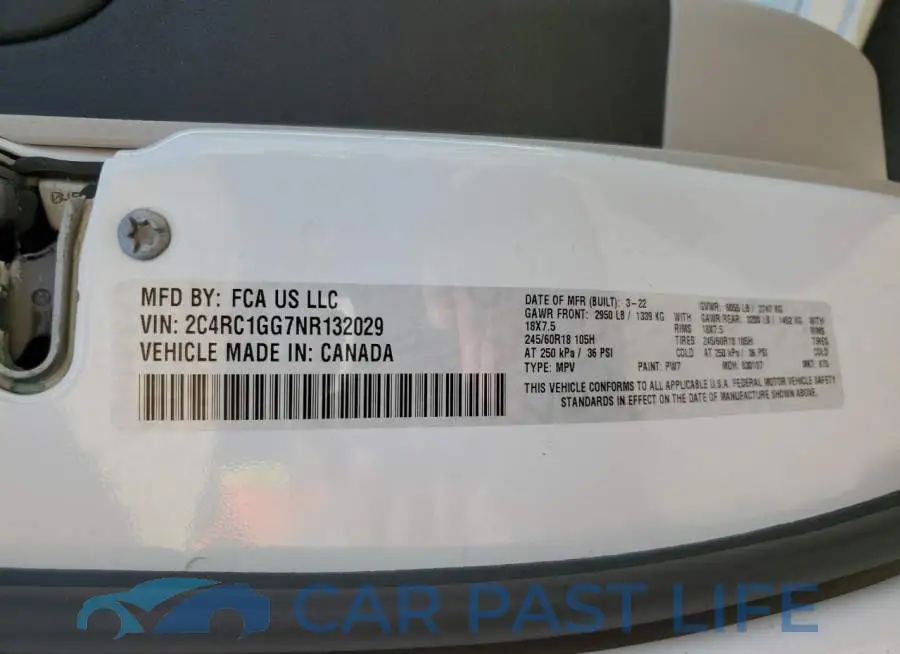 2C4RC1GG7NR132029# 13