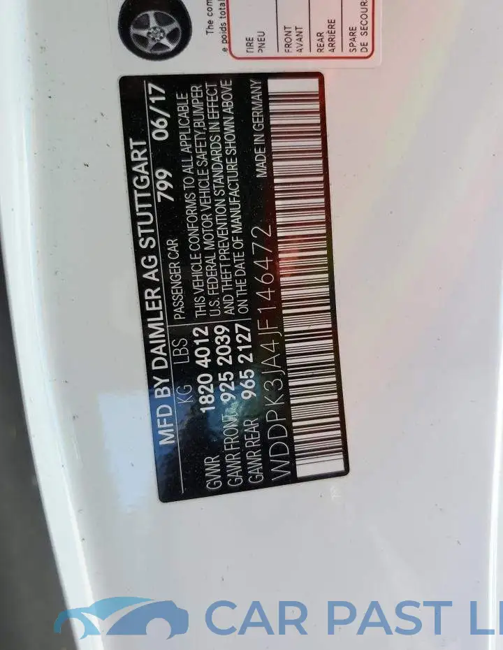 WDDPK3JA4JF146472# 10