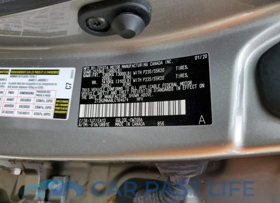 2T2HZMAA8LC164674# 10