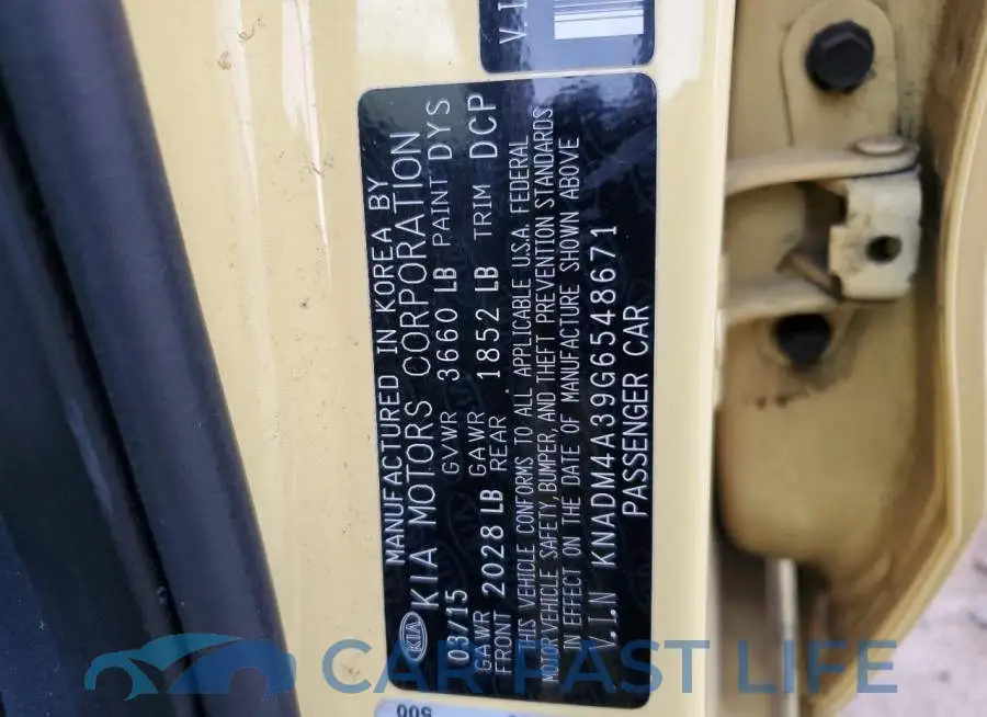 KNADM4A39G6548671# 10