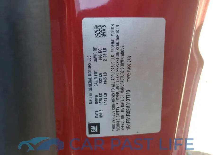 1G1FB1RX9H0137713# 10