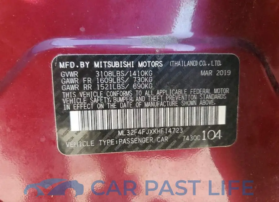 ML32F4FJXKHF14723# 10