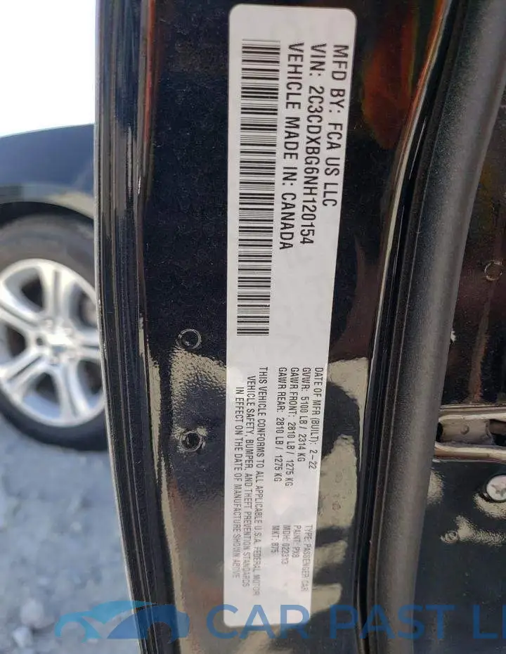 2C3CDXBG6NH120154# 12