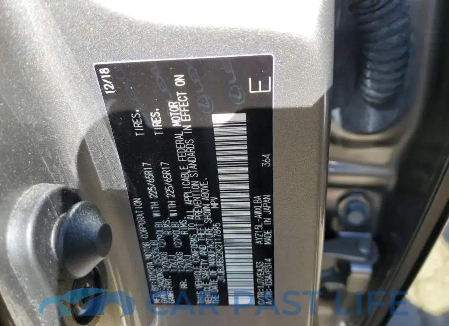 JTJBJRBZ2K2117895# 10