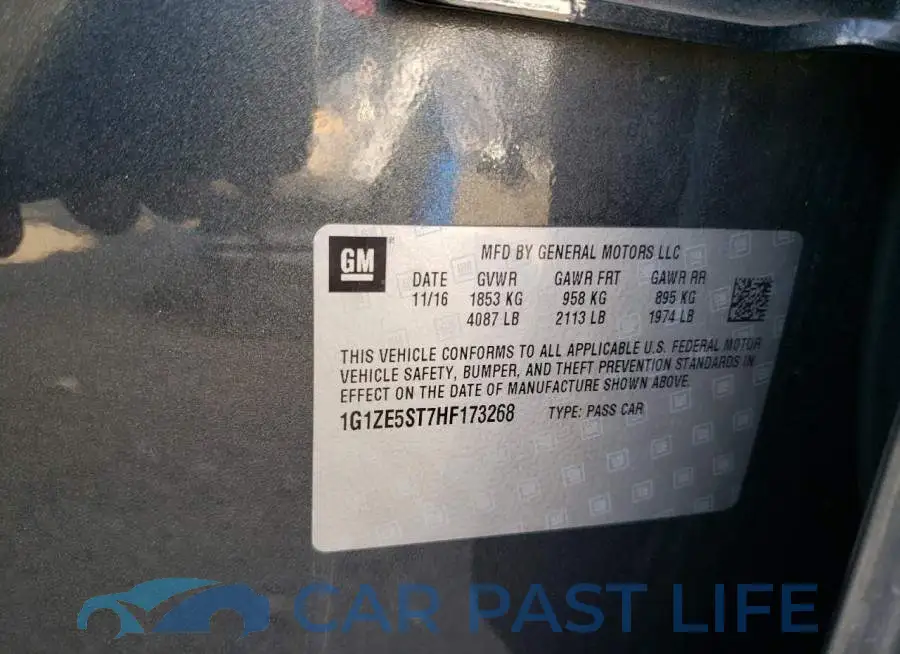 1G1ZE5ST7HF173268# 10