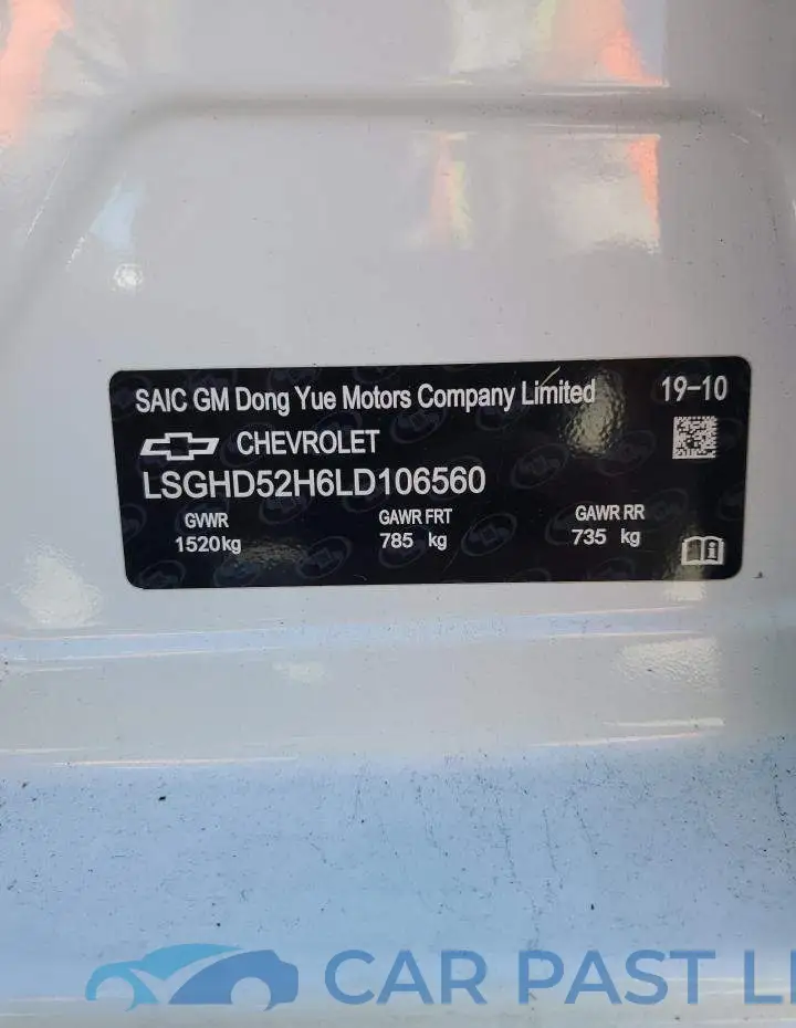 LSGHD52H6LD106560# 10
