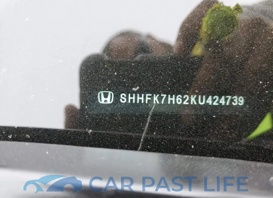 SHHFK7H62KU424739# 10