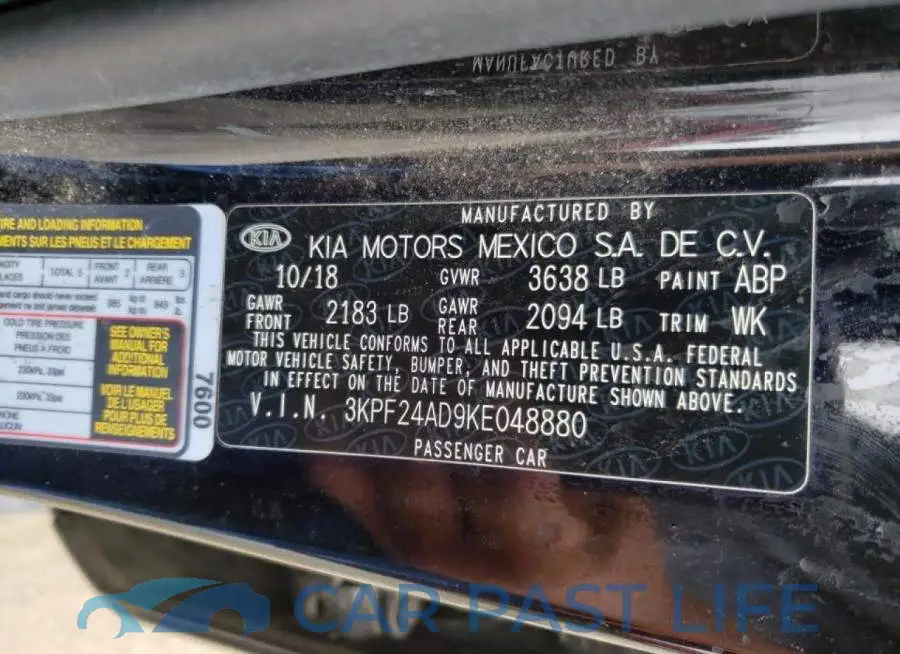 3KPF24AD9KE048880# 10