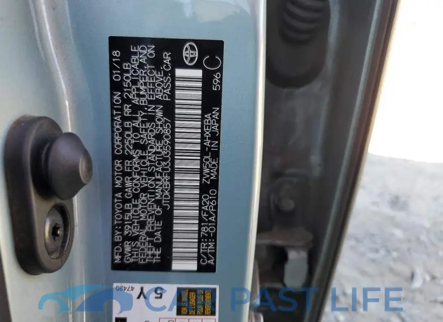 JTDKBRFU3J3590857# 10