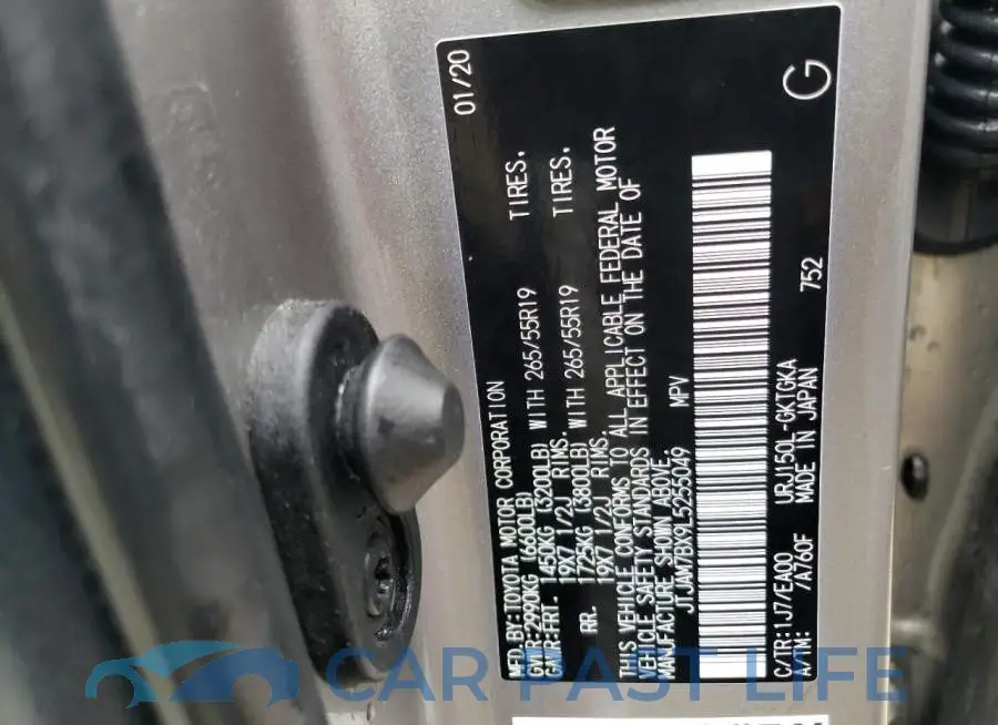 JTJAM7BX9L5255049# 10