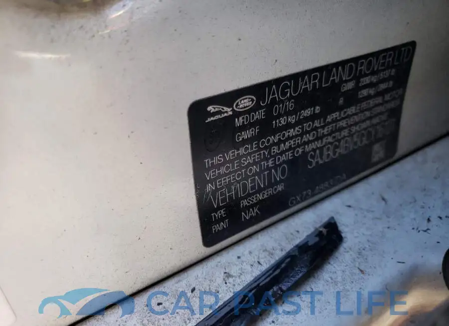 SAJBG4BV5GCY16121# 10