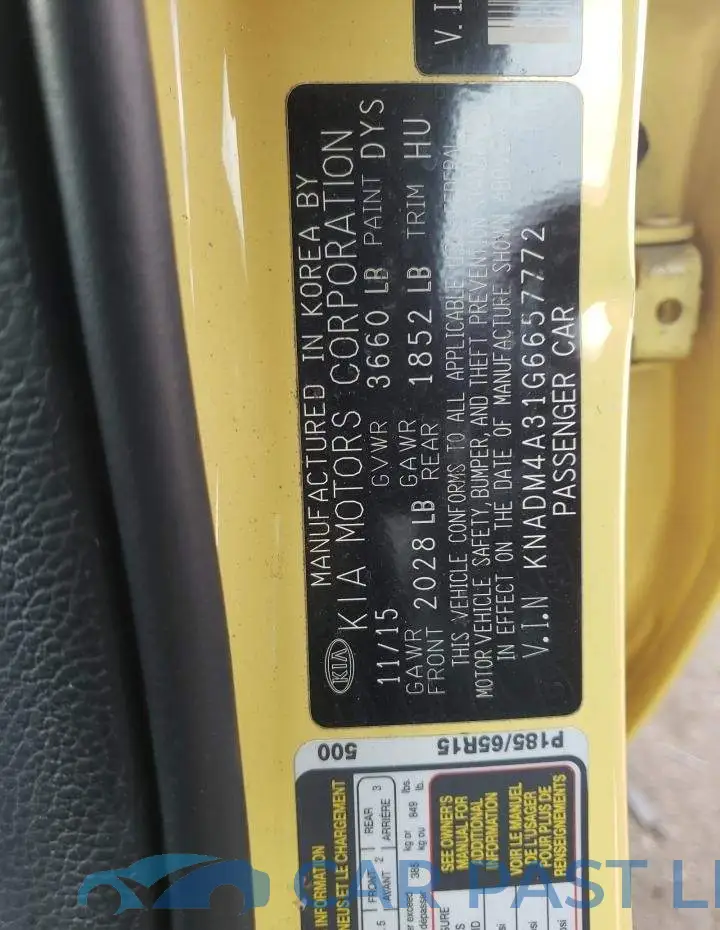 KNADM4A31G6657772# 10