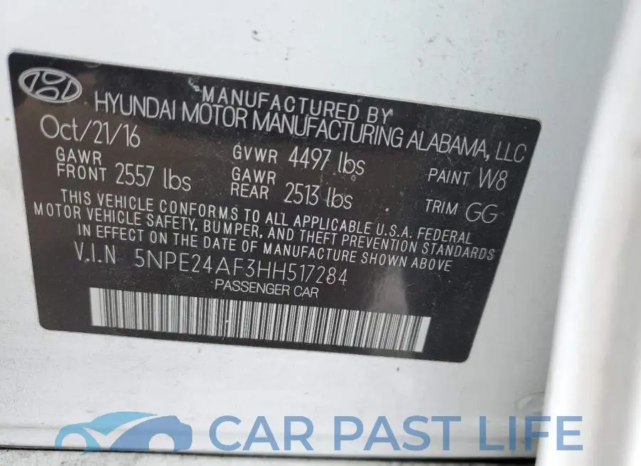 5NPE24AF3HH517284# 10