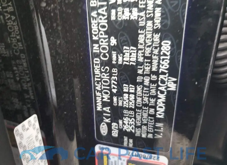 KNDPMCAC2L7661280# 9