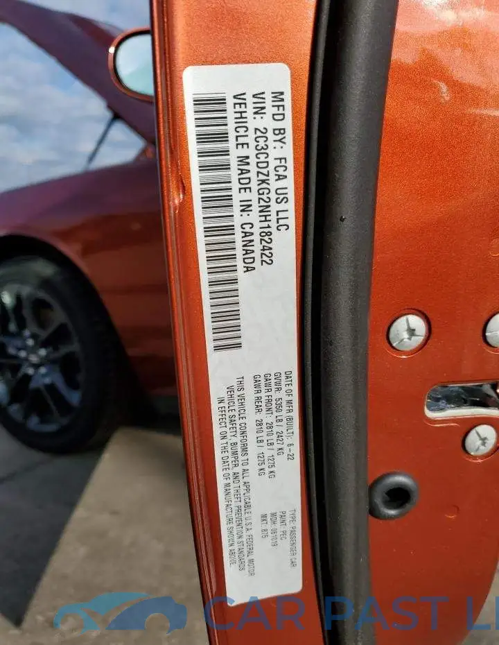 2C3CDZKG2NH182422# 10