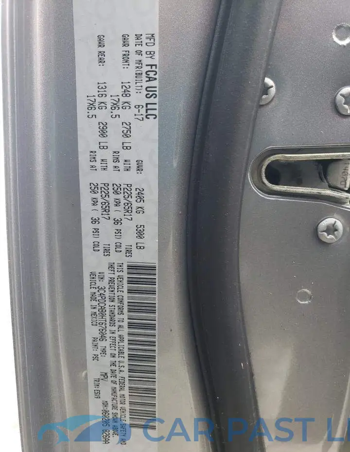 3C4PDCAB0HT676046# 10