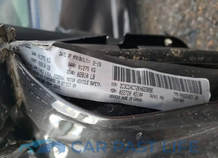 2C3CDXCT2KH623896# 10