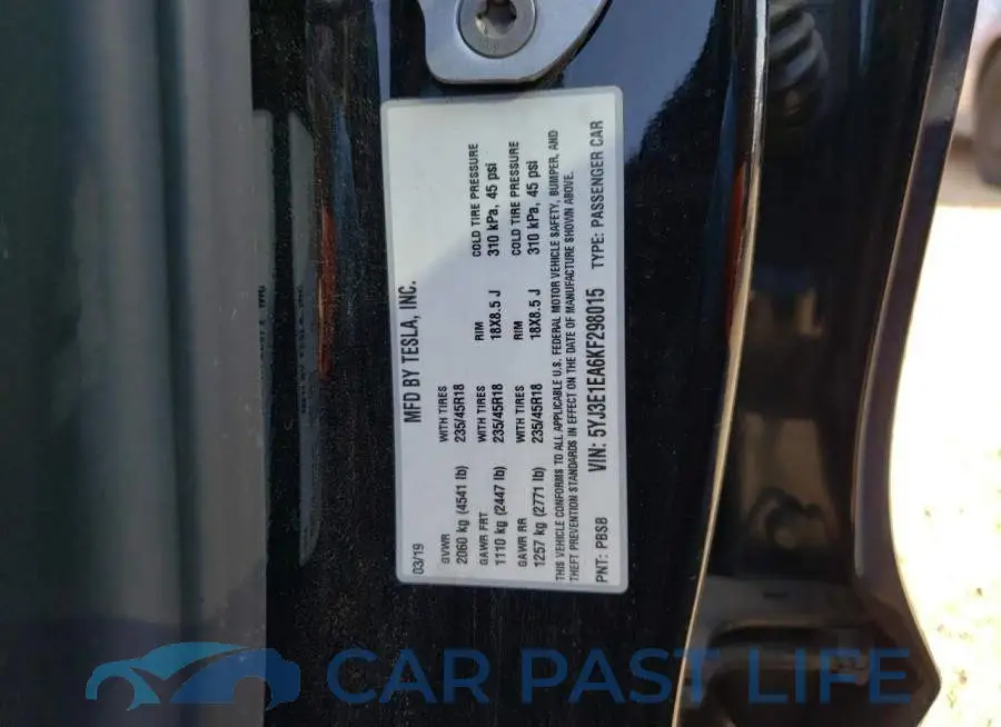 5YJ3E1EA6KF298015# 10