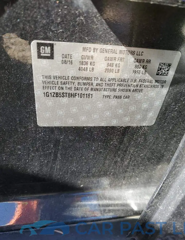 1G1ZB5ST8HF101181# 10
