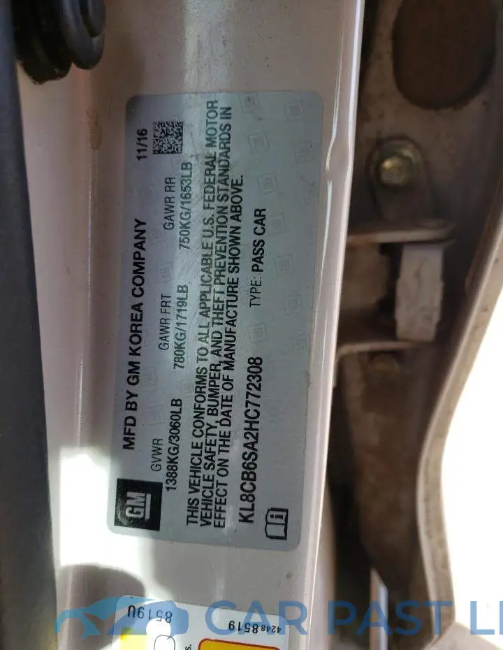 KL8CB6SA2HC772308# 10