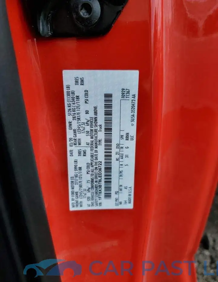 1FT8X3BT8LED36722# 10