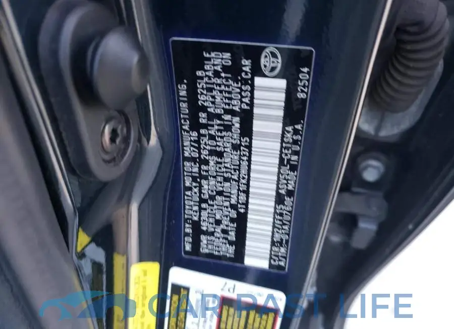 4T1BF1FK2HU643715# 10