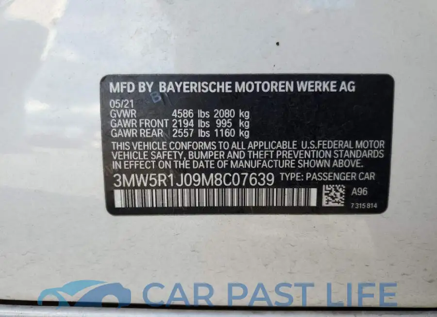 3MW5R1J09M8C07639# 12