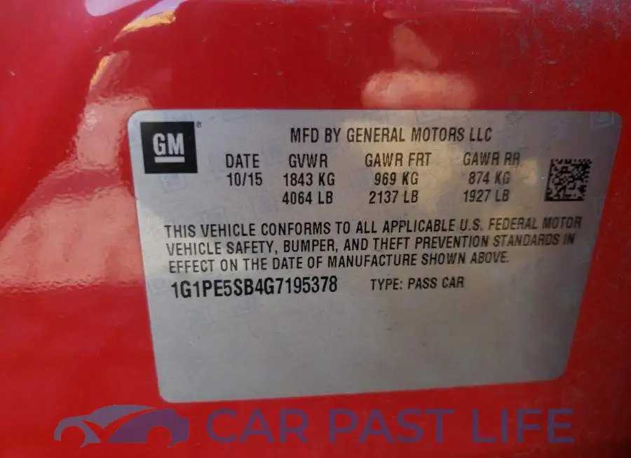 1G1PE5SB4G7195378# 10