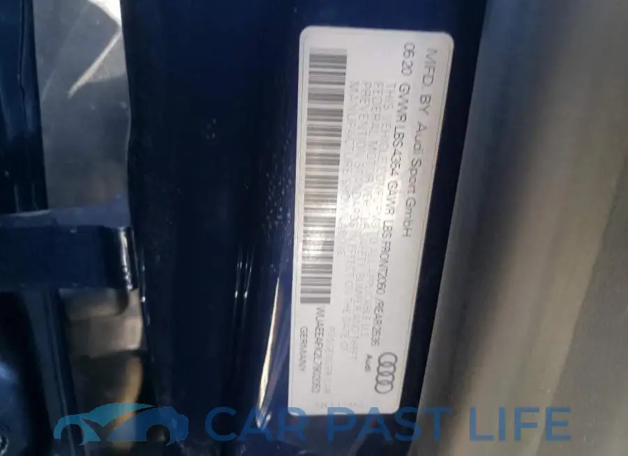 WUAEEAFX2L7902052# 10
